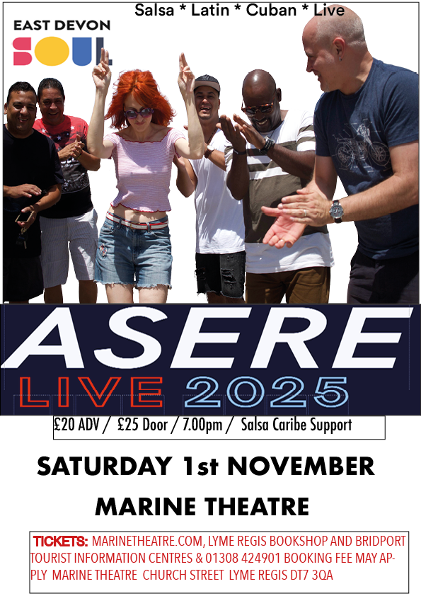 Asere live latin band gig poster